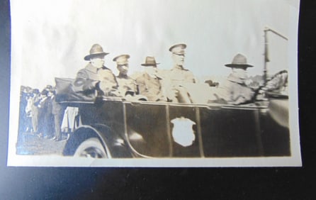 Photograph of Gov George Holcomb CT in WWI Parade