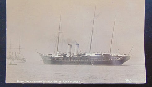 Royal Yacht Victoria and Albert RPC 1904