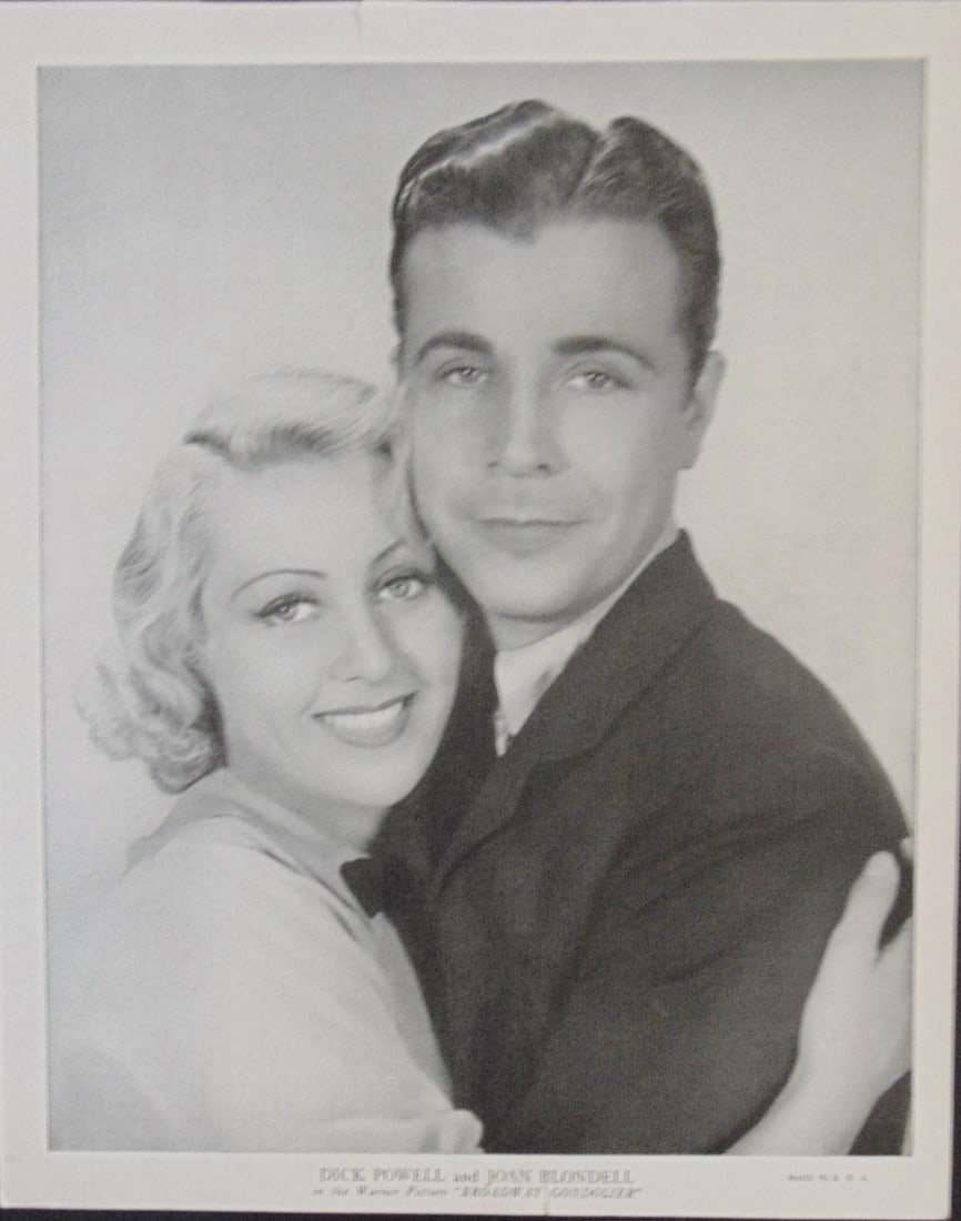 Gondolier - Dick Powell Joan Blondell Promotional (1 of 1)