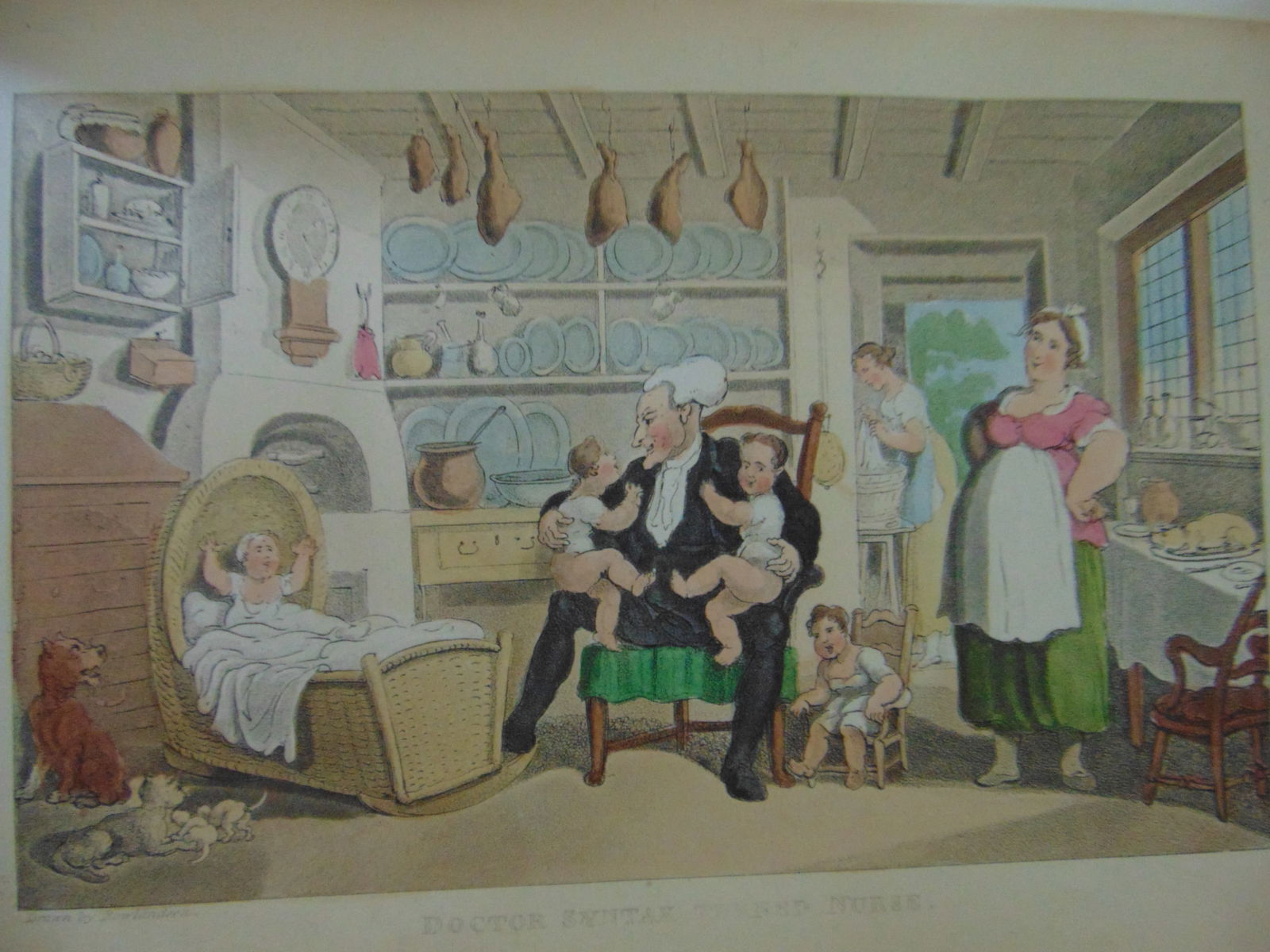 Dr Syntax Turned Nurse: Dr Syntax Turned Nurse Dr. Syntax is a comic character created by the artistic duo of writer William Combe and illustrator Thomas Rowlandson in 1809. Often referred to as the world's first cartoon cha