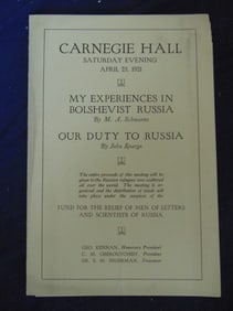 My Experiences in Bolshevist Russia