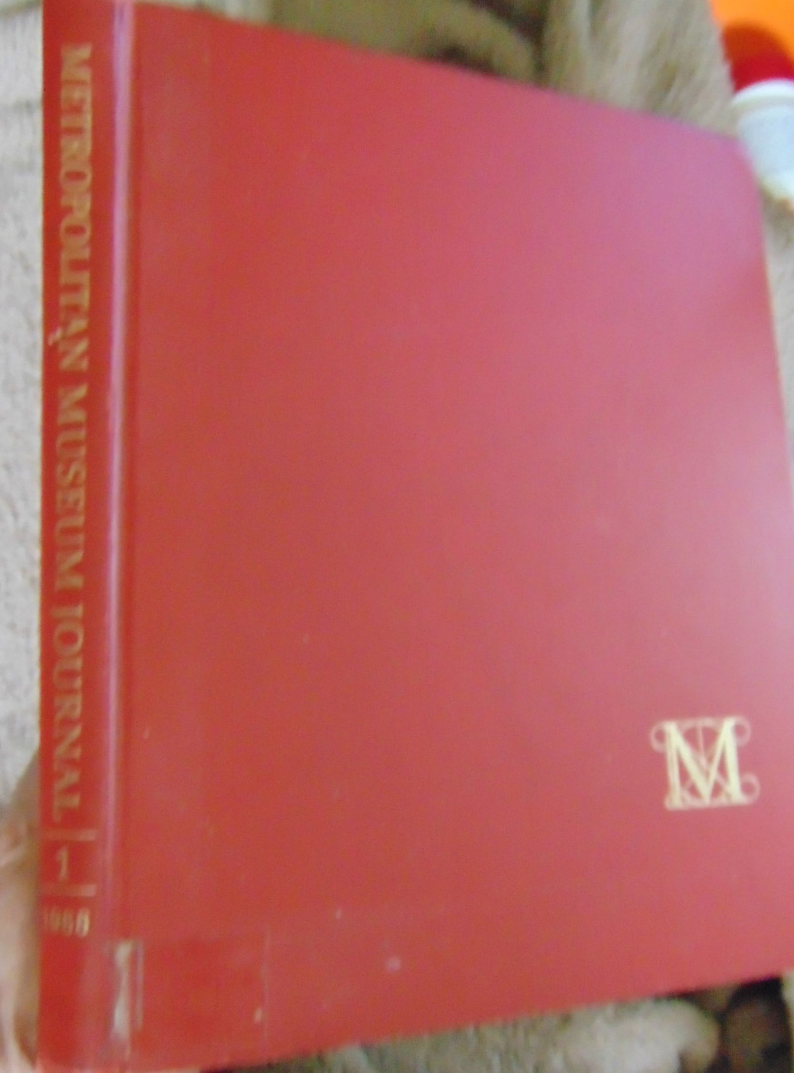 Metropolitan Museum Journal: Metropolitan Museum Journal Volume One The First Annual Volume produced by the Metropolitan Museum of Art Illustrations: B/W Photos Dated: 1968 Edition: First Edition Size