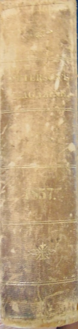 Peterson's Magazine - Full Year 1857: The Strand Magazine. An Illustrated Monthly. Vol. VIII. July to December. (1894)Two Volumes in one. Full 1857 year. With rare title page for the year present. 12 hand colored fashions. Engravings for