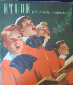 Etude Christmas Issue Maruice M Bower Illustrator