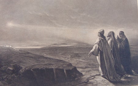 The Natal Star - Mezzotint