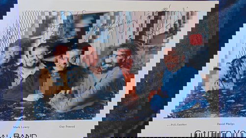 Gaither Vocal Band - 2 Photos Group All Signed