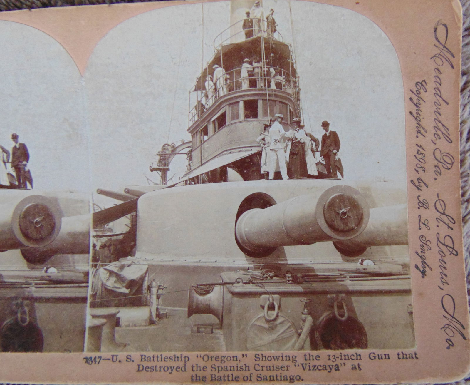 US Battleship Oregon - Spanish American War (1 of 4)