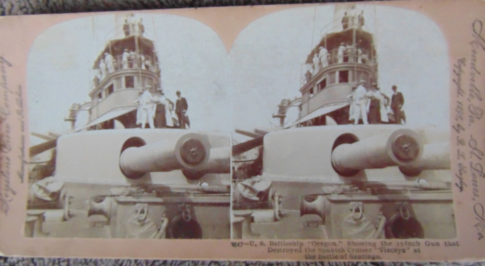 USS Battleship Oregon - Spanish American War (1 of 2)