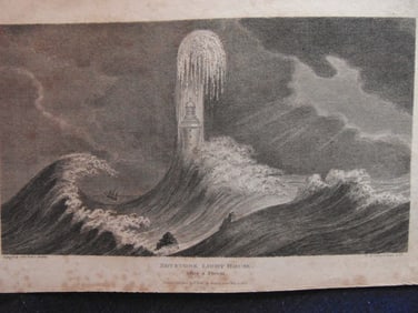 Eddystone Light House After A Storm