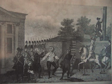 Louis the 16 Ascending the Scaffold