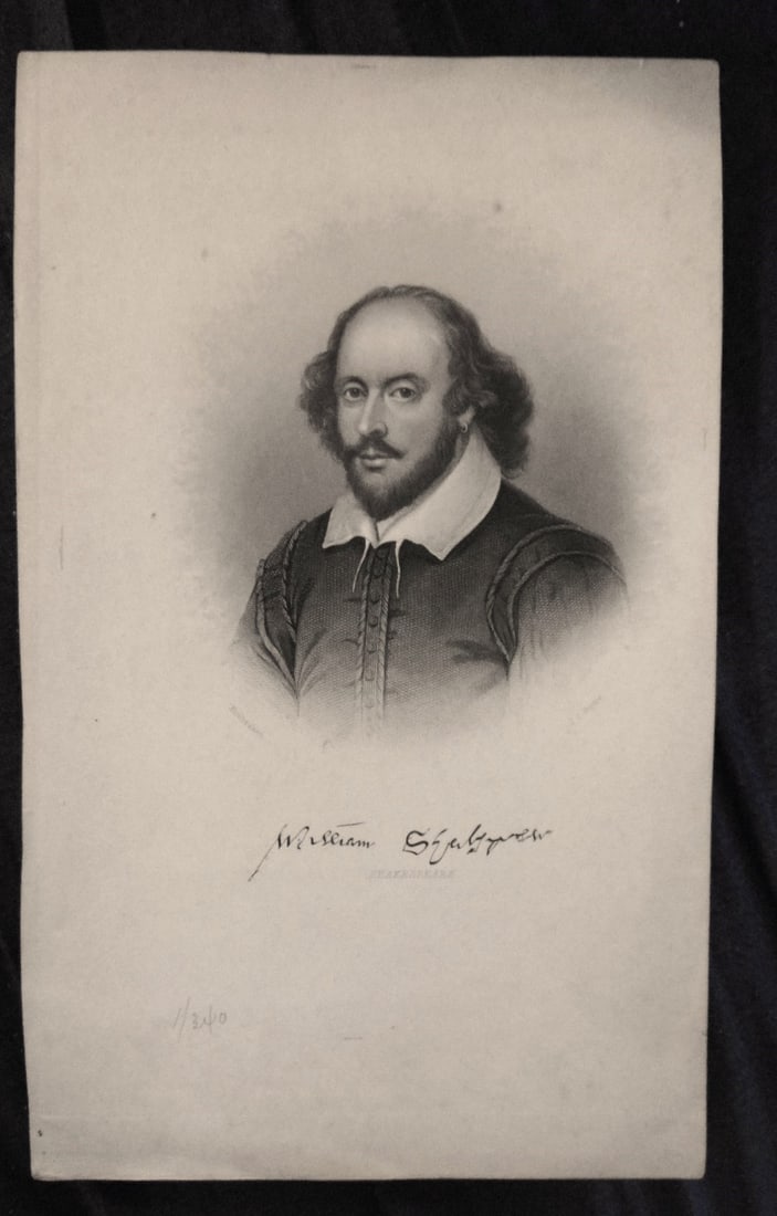 Portrait of William Shakespeare (1 of 2)