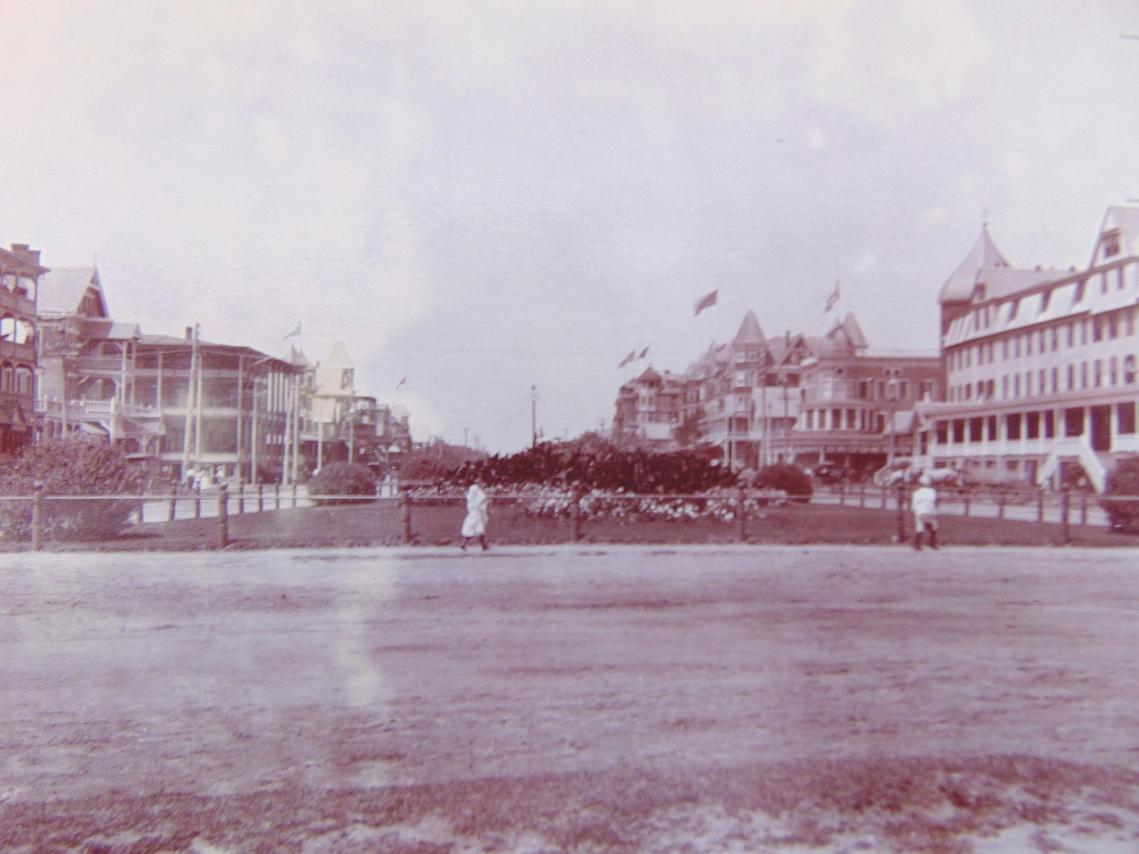 Main Promenade - Asbury Park New Jersey 1910: Main Promenade - Mounted Photograph of Asbury Park New Jersey Asbury Park, New Jersey, experienced a remarkable transformation in 1910, solidifying its position as a premier seaside resort town. Here