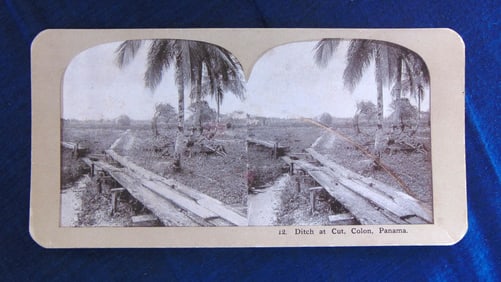 Ditch at Cut Colon - Panama (Construction Period)