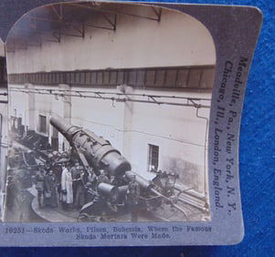 Skoda Mortar Works Pilsen Bohemia WW One