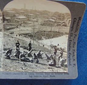 Barracks At Camp Devens Ayer Mass WW One