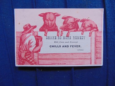 Dr. Decker Liniment - Victorian Trade Card