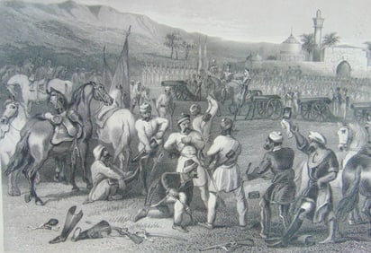 Disarming the 11th Irregular Cavalry at Bermanpore