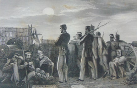 Battery at Lucknow - The Defenders on the Look Out