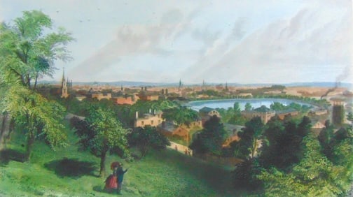 City of Providence From Prospect Hill