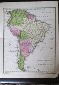 Map of South America 1830