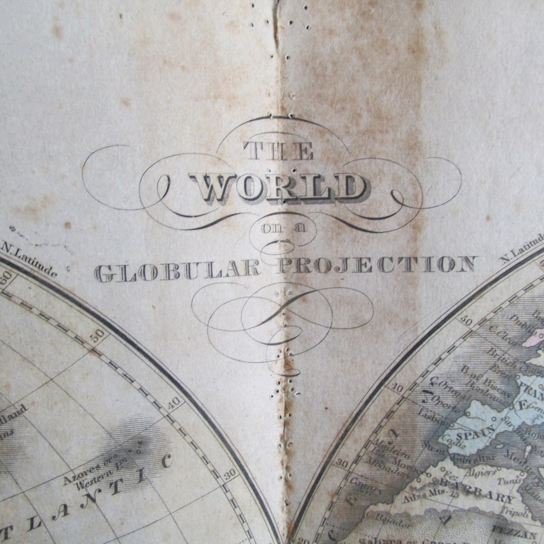 The World On A Global Projection - 2