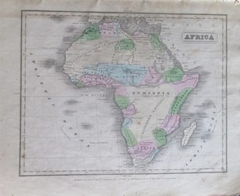 Early Map of Africa 1829