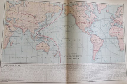 Principle Ocean Trade Routes of the World
