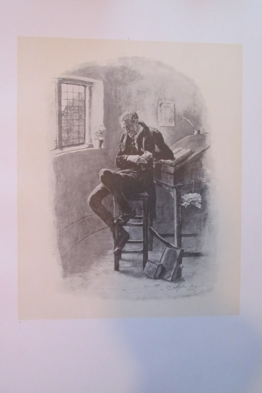Mr. Pecksniff From Charles Dickens: Mr. Pecksniff From Charles Dickens Frederick Bernard 1846 ~ 1896 Although not marked as such, this elephant folio print was issued by the Hartford Fire Insurance Co. Hartfor