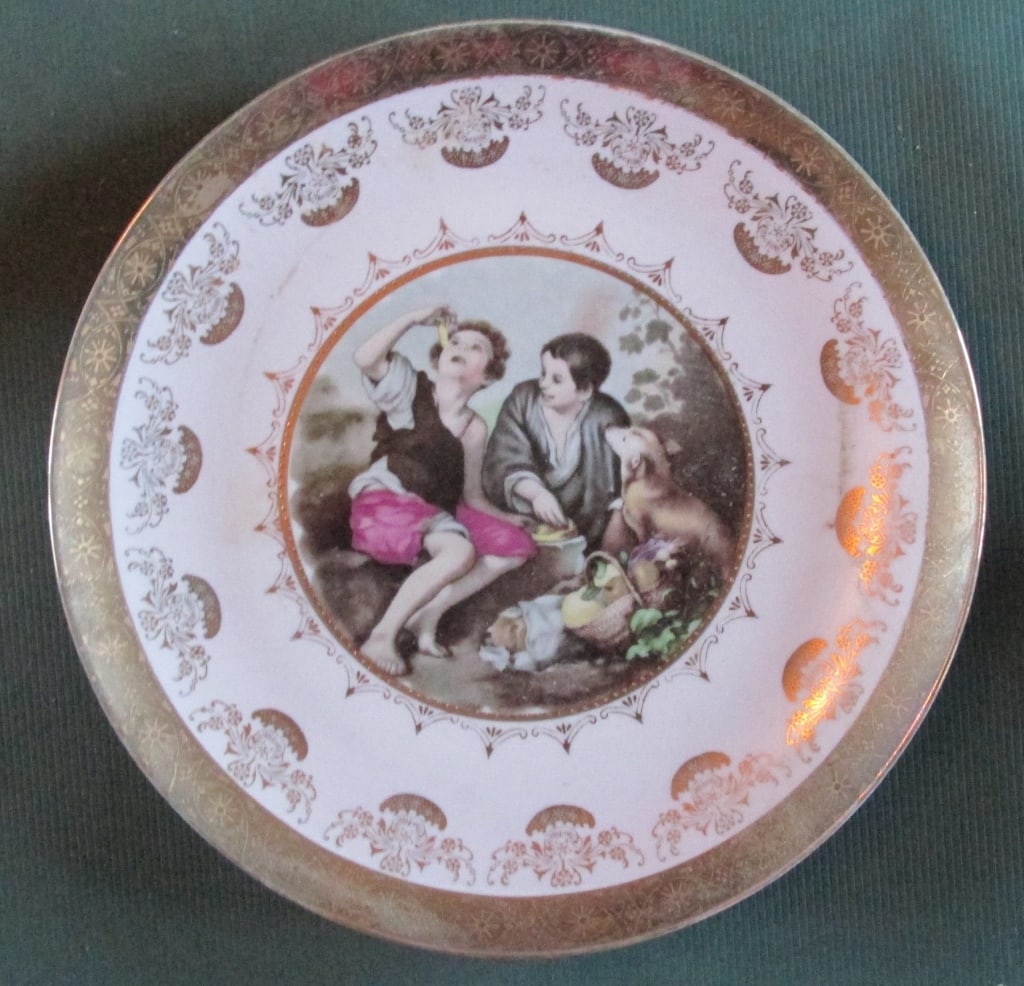 Boys Eating Grapes - Royal Carlton (1 of 2)