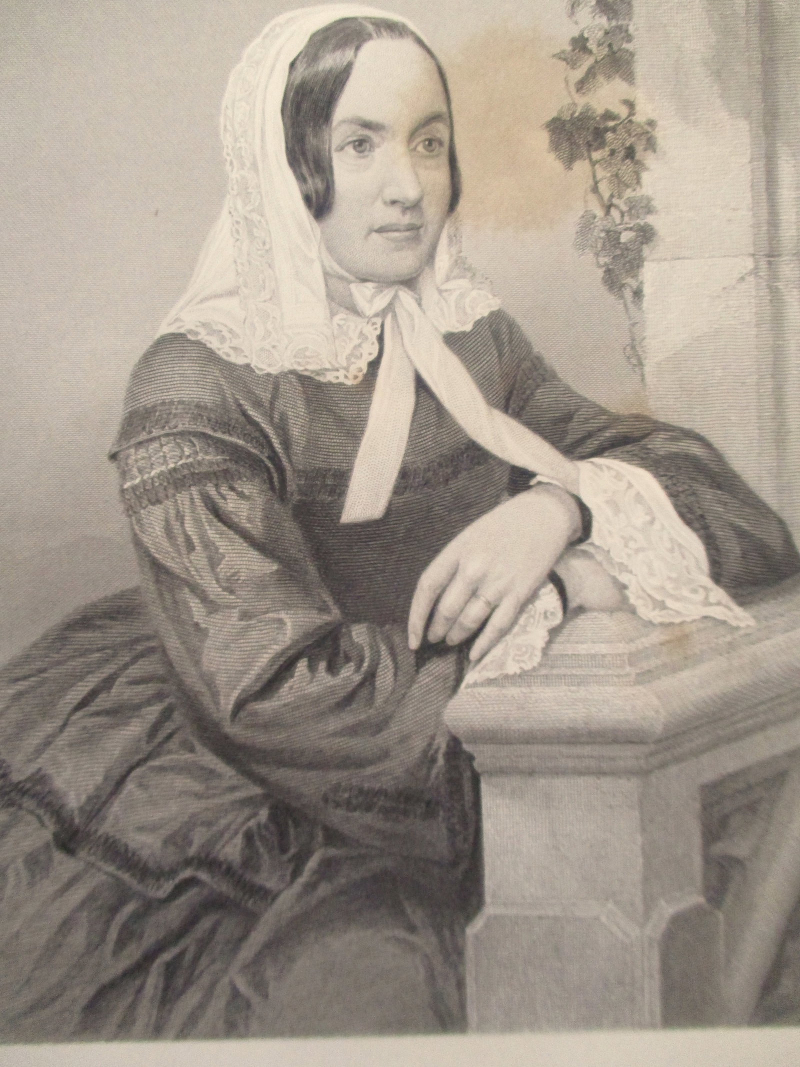 Fredika Bremer - Writer & Reformer: Fredika Bremer 1801 - 1865 Print Type: Engraving Date: 1872 Publisher: Johnson Wilson Origin: United States Dimensions: 8 1/4