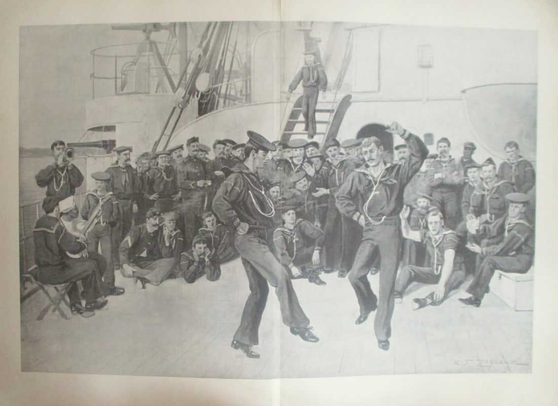 Rufus Fairchild Zogbaum US Navy A Sailors Jig (1 of 3)