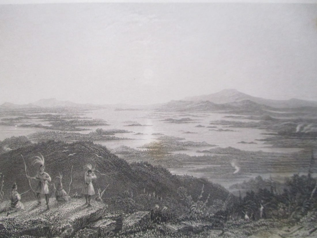 Lake Winnipiseogee: Lake Winnipiseogee Artist: William Henry Bartlett (1809-1854) Print Type: Engravings Date: Circa 1840 Origin: United States Dimensions: 11 x 8" Subject: American Scenery 19th Century Condition