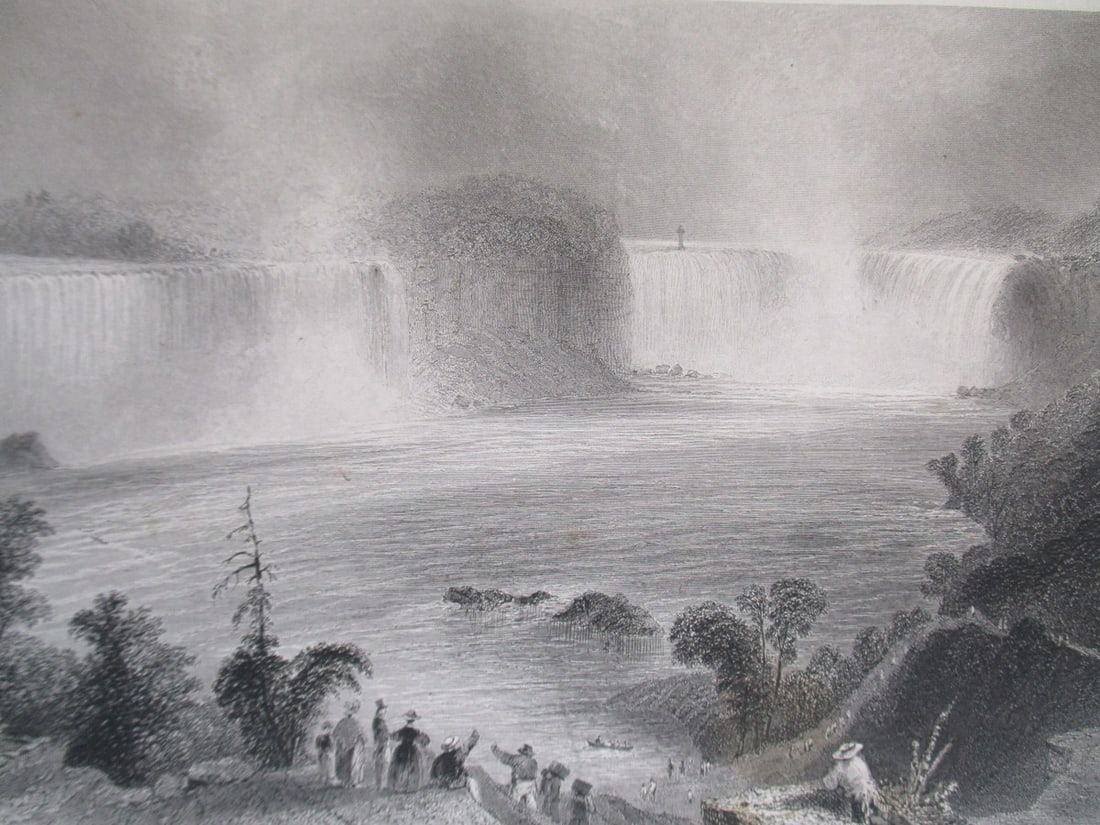 Niagara Falls From Clifton House: Niagara Falls From Clifton House Artist: William Henry Bartlett (1809-1854) Print Type: Engravings Date: Circa 1840 Origin: United States Dimensions: 11 x 8" Subject: American Scenery 19th Century 
