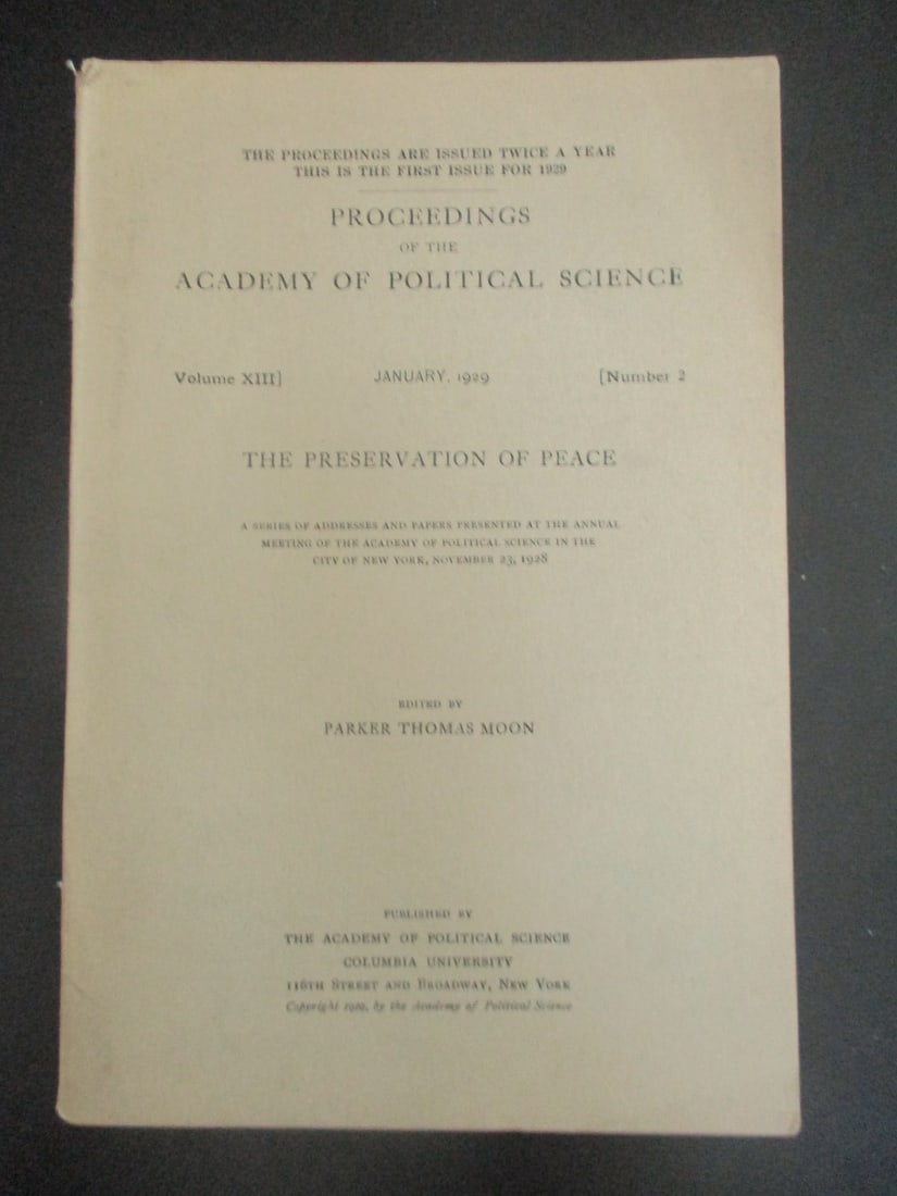 The Preservation of Peace (1 of 1)