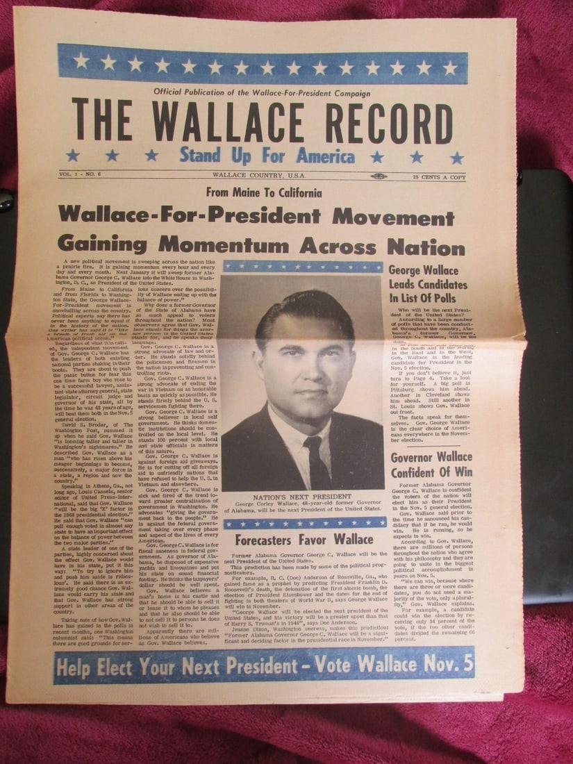 The Wallace Record - George Wallace (1 of 2)