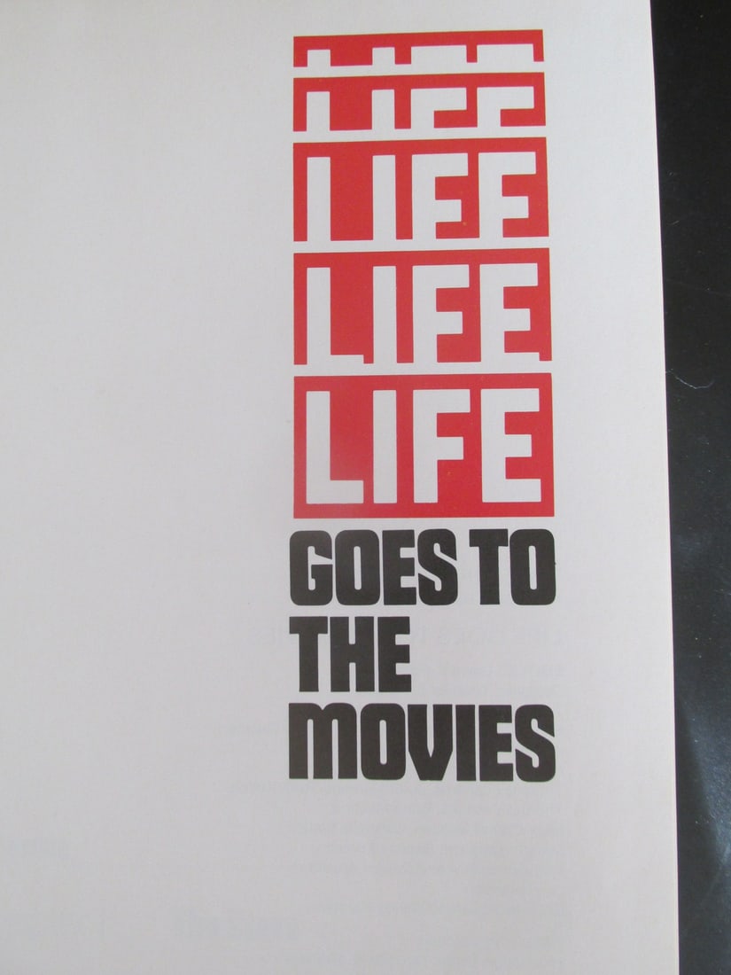 Life Goes to the Movies: Life Goes to the Movies Author: Scherman et al Illustrations: Color B/W Photos Dated: 1975 Edition: 1st Size: Folio Binding: Hardcover Type: Film - Movies Subject: Photography Condition Report: Very