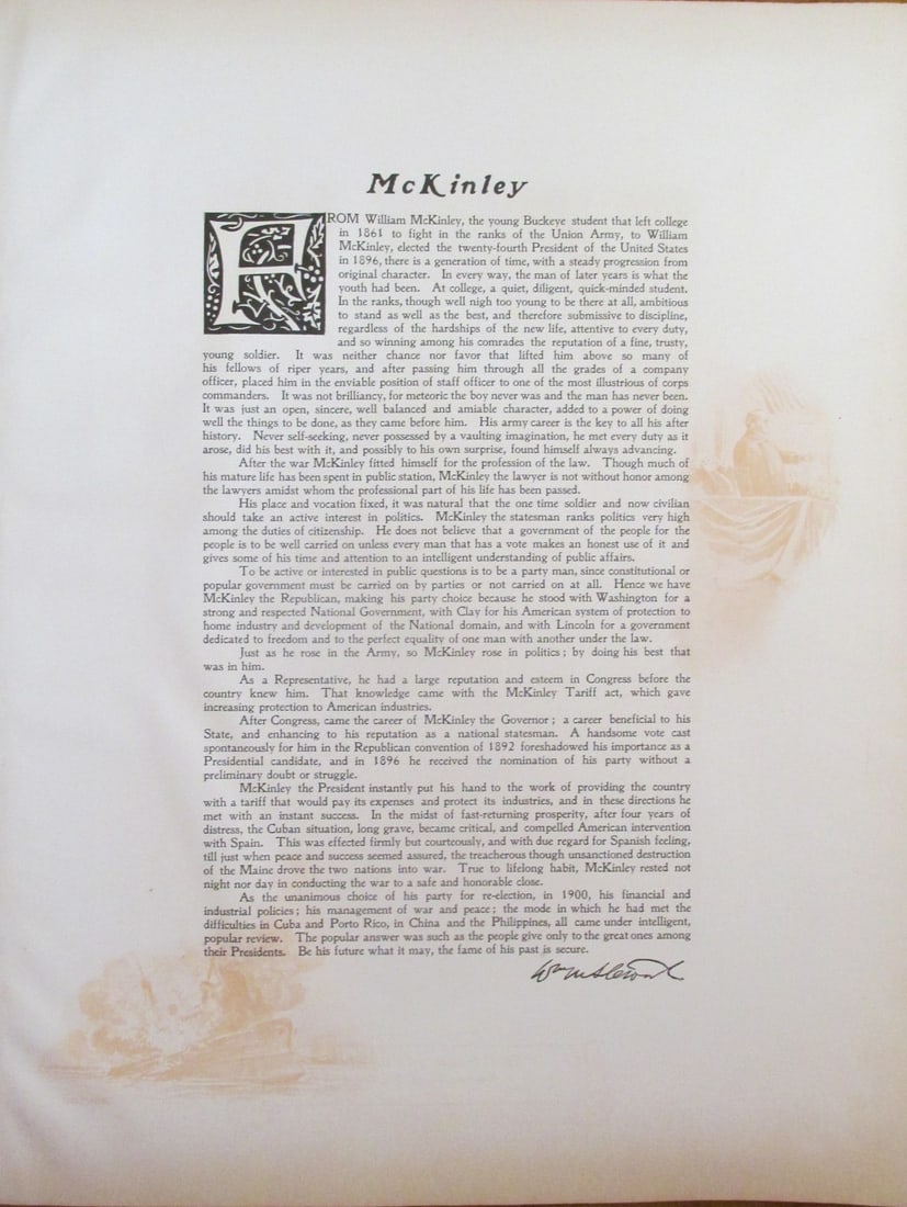 Tribute To President William McKinley (1 of 4)