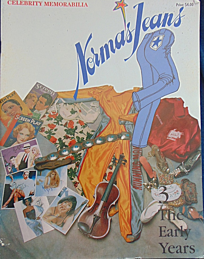 Norma Jeans Celebrity Memoirbilia #3 Early Years: Norma Jeans Celebrity Memoirbilia #3 The Early Years Few photos. Mostly listings. Illustrations: B/W Photos Dated: Circa 1980's Binding: Softcover Condition Report: Very Good. Subject References: