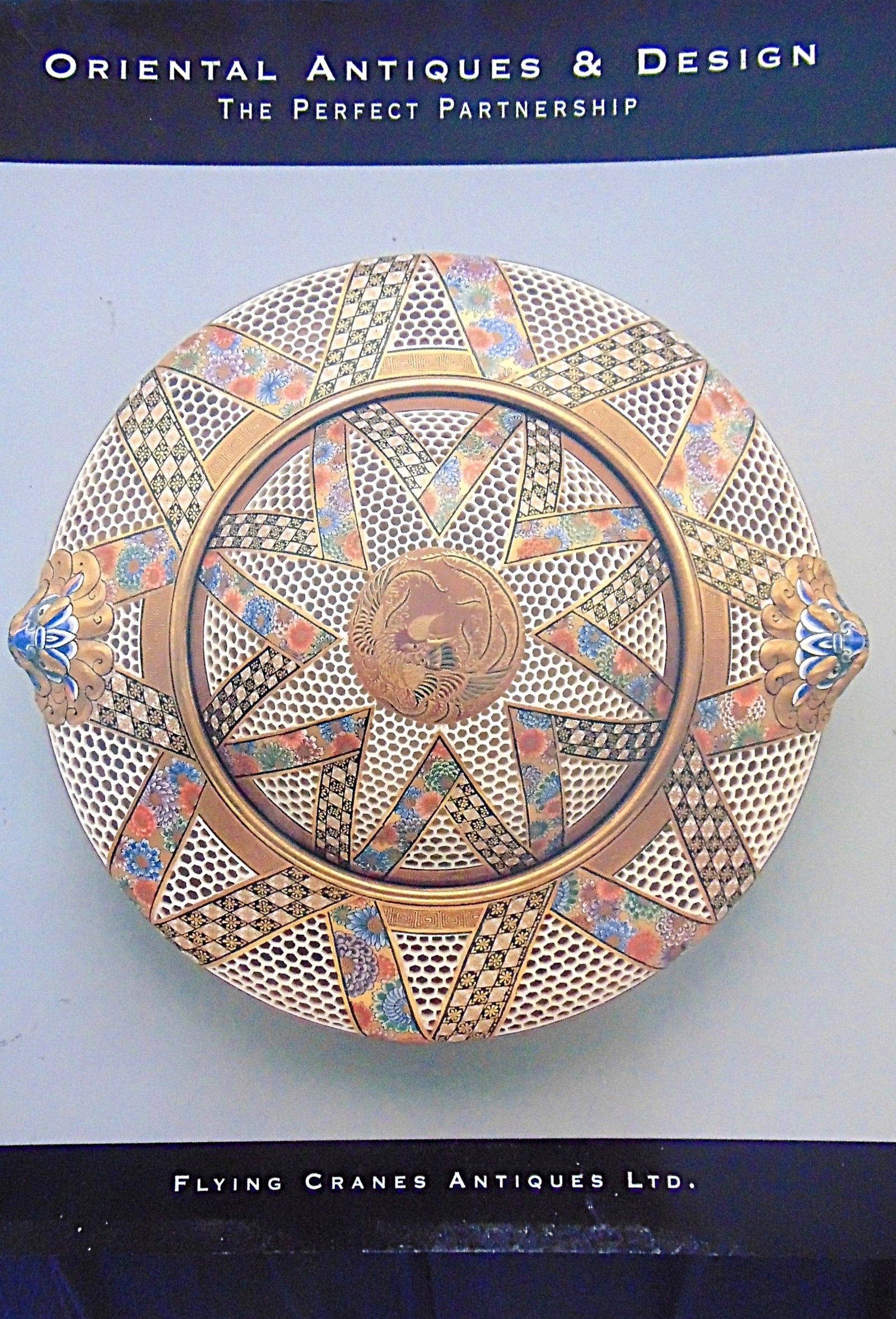 Oriental Antiques and Design: Oriental Antiques and Design The Perfect Partnership Illustrations: Color B/W Photos Dated: nd Publisher: Flying Cranes Anrtiques Edition: 1st Edition Size: 4to Binding: Trade Wraps Type: Antiques