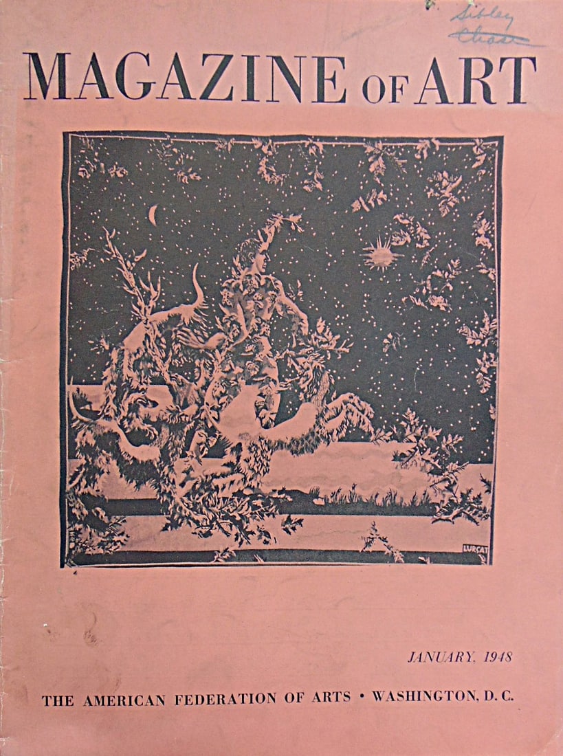 3 Art and Antique Magazines: 3 Art and Antique Magazines One has article on "The Space-Time Concept in the Work o Picasso by Laporte. (1948) Provenance: Hill House Reference Library Condition Report: Very Good