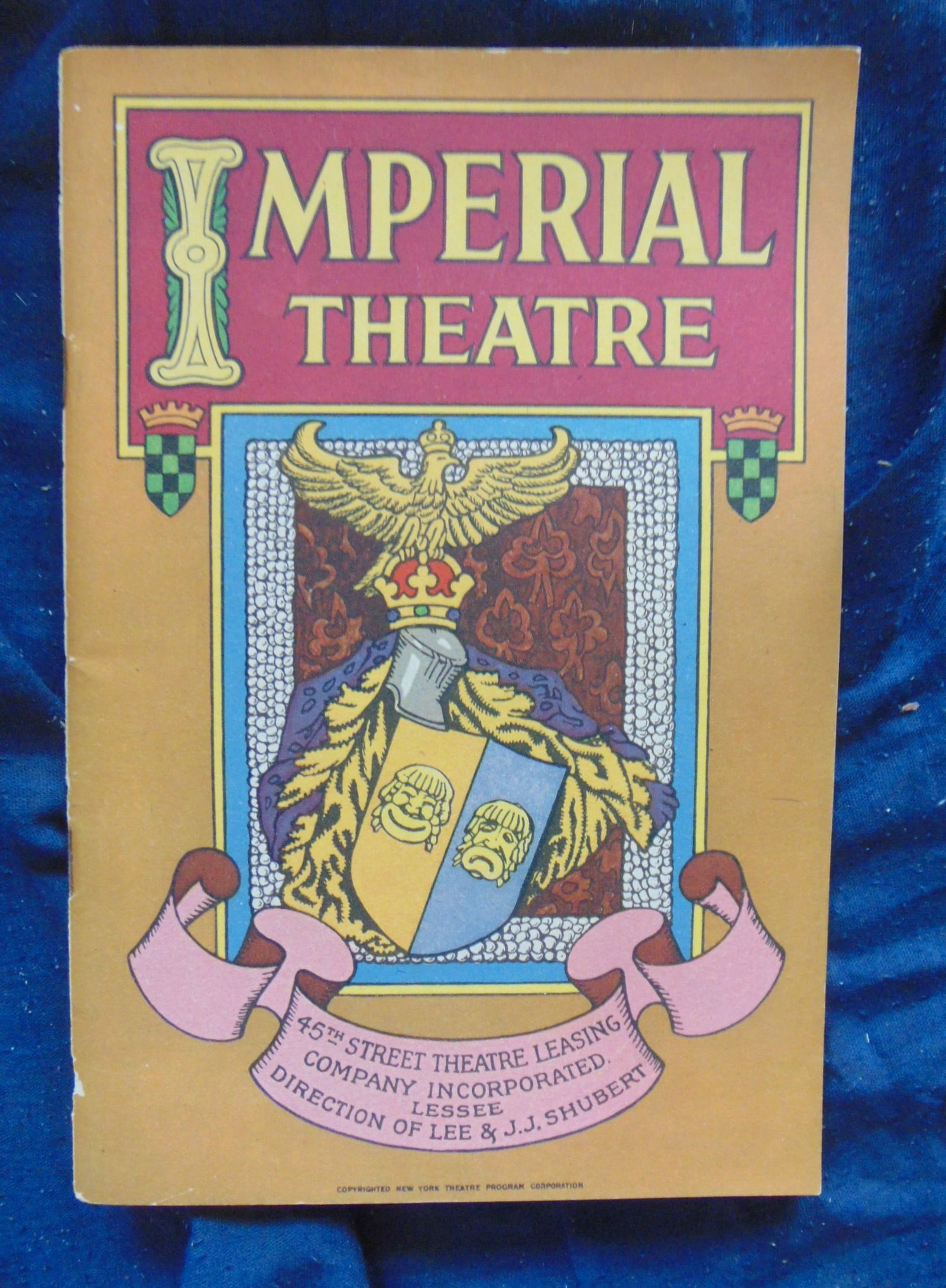 Imperial Theatre Program - Rose Marie 1925: Imperial Theatre Program - Rose Marie April 29, 1929. Show Rose Marie Provenance: Hill House Theatre Collection Notes & Literature: 1. The Show: Rose-Marie - A Landmark Ameri