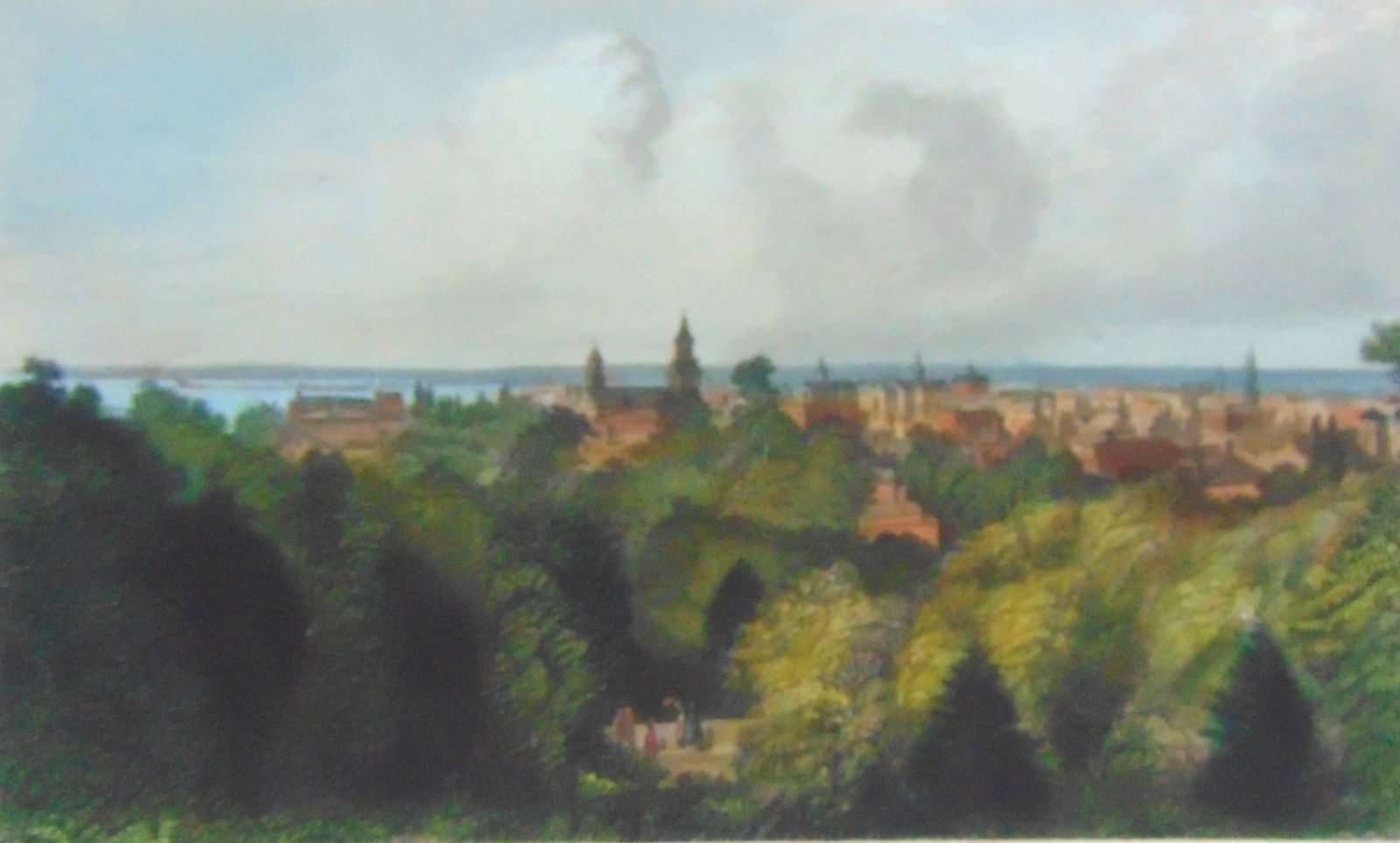 City of Milwaukee: City of Milwaukee Beautifully Hand Colored. Artist: A C Warren Sculptor/Engraver R Hinselwood Print Type: Hand colored Engraving Date: 1872 Dimensions: 12 x 9" Provenance: Hill House Print