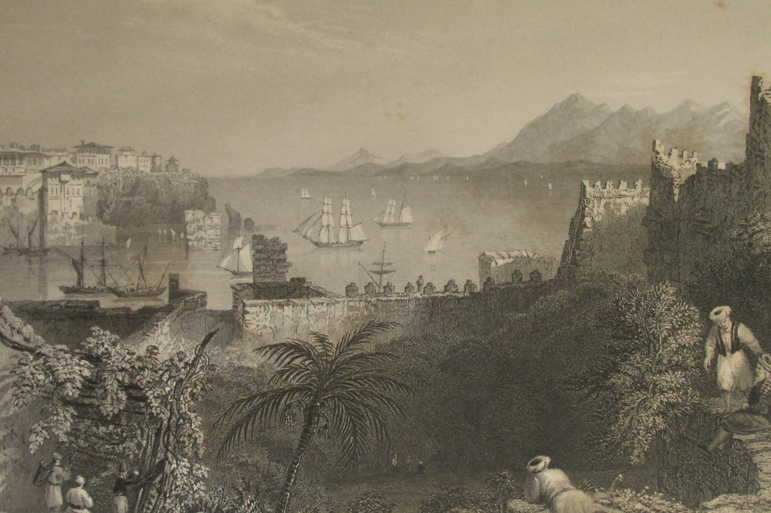 Adalia: Adalia Artist: William Henry Bartlett Print Type: Engraved Date: 1838 Publisher: Fisher and Sons Dimensions: 11 x 8" Provenance: