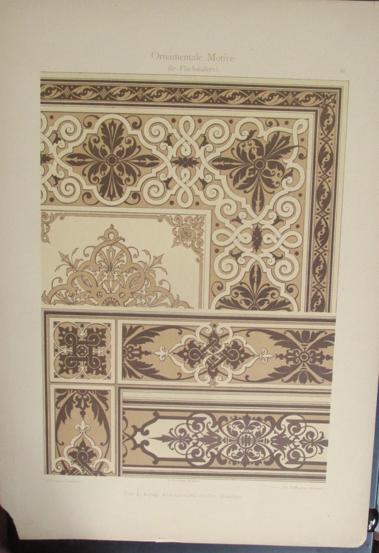 Ornamental Motifs for Flat Painting (1 of 5)