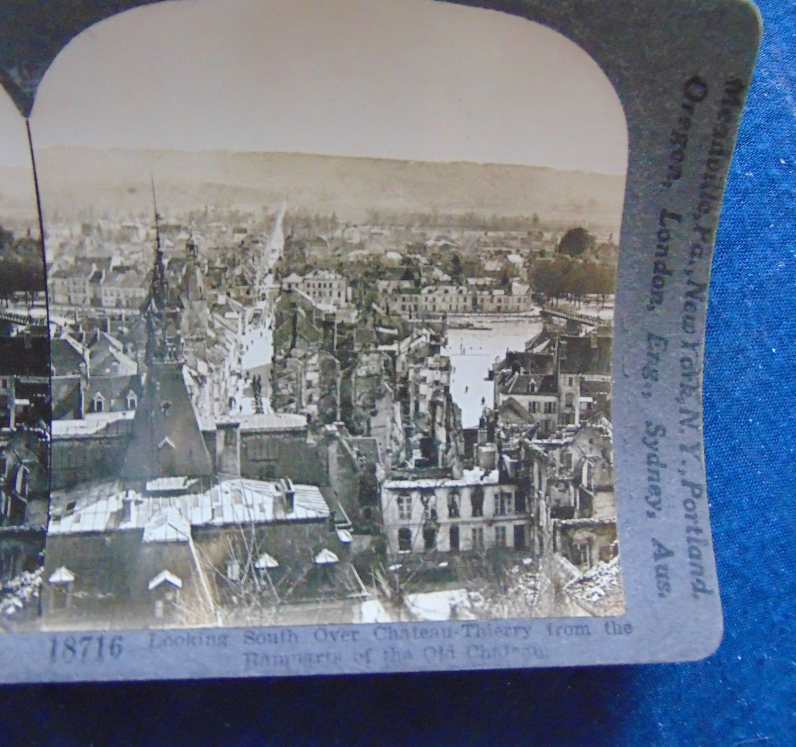 Looking Over Chateau - Thierry - France: Looking Over Chateau - Thierry From the Ramparts of the Old Chateau Nestled along the Marne River in a region historically intertwined with the Champagne province, Ch?teau-Thierry boasts a rich past s