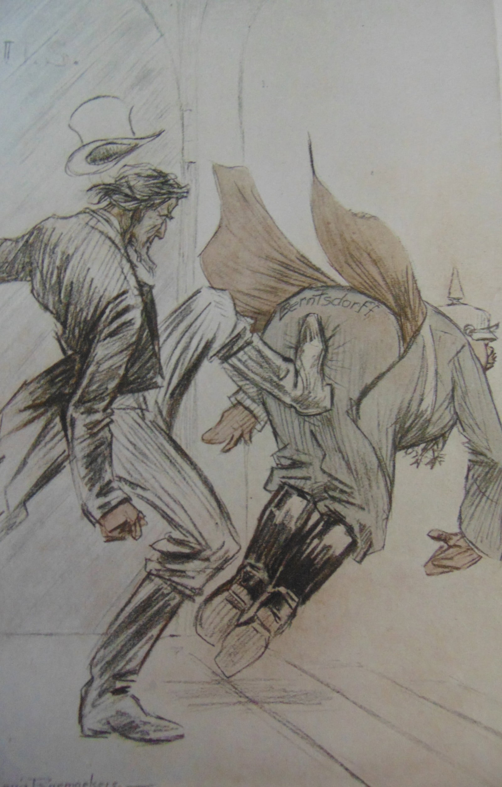 The Next To Be Kicked Out (World War I): The Next To Be Kicked Out - Dumba's Master (World War I) Louis Raemaekers was a Dutch cartoonist and illustrator best known for his powerful and influential political cartoons during World War I. Born