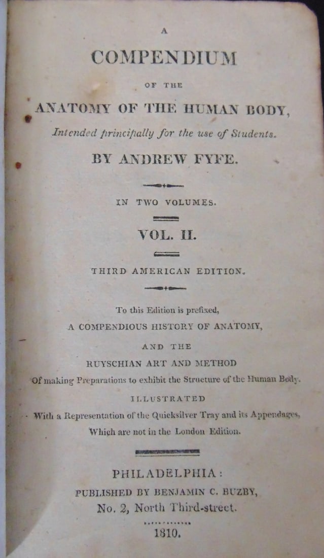 A Compendium of the Anatomy of the Human Body (1 of 4)