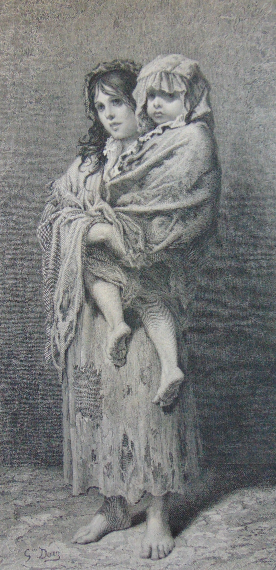 Homeless: HomelessA wonderful engraving by Dore. Artist: Dore, Gustave Print Type: Engraving Date: C1850 Publisher: Gebbie & Barrie Dimensions: 9 1/2 x 12 1/2 Notes & Literature: Condition Report: Fine 