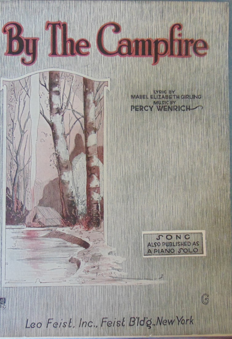 By The Campfire: By The Campfire The illustrator R.S. [Rosebud] ? Rosenbaum Studio: ?The identity of the artist (or artists) behind this mystery signature has, to date, not been solved with any level of certa