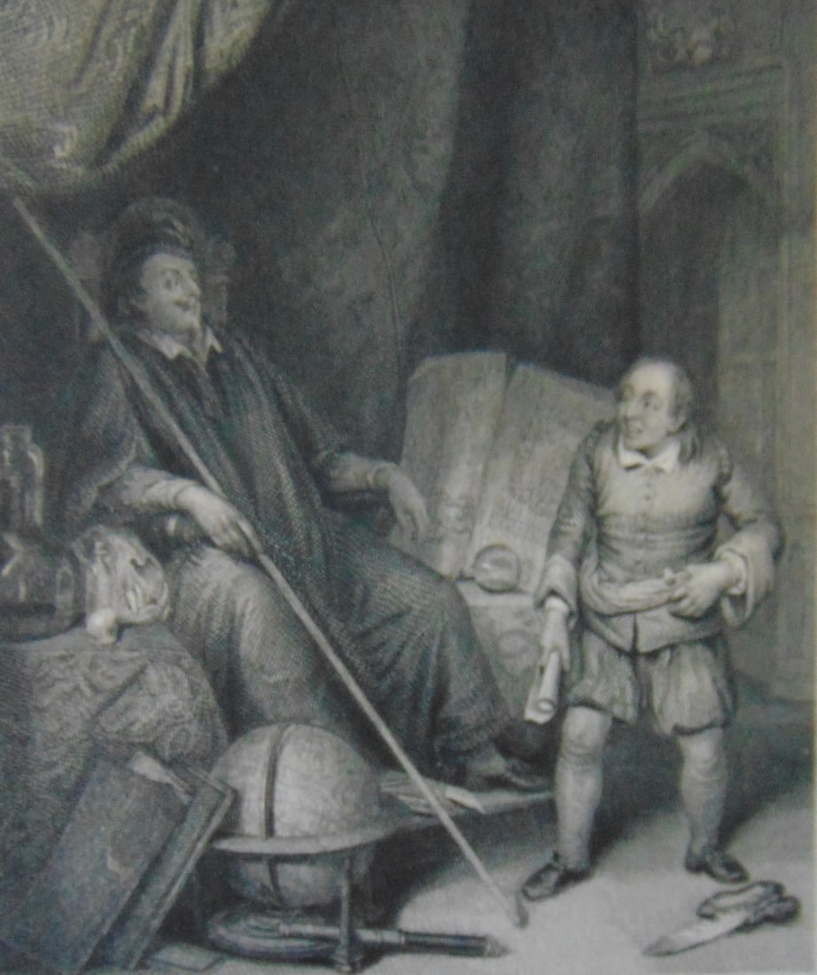 The Astrologer: The Astrologer Print Type: Engraving Date: 1836 Publisher: Fisher and Son Dimensions: 11 x 8" Notes & Literature: Condition Report: Fine Subject References: 181